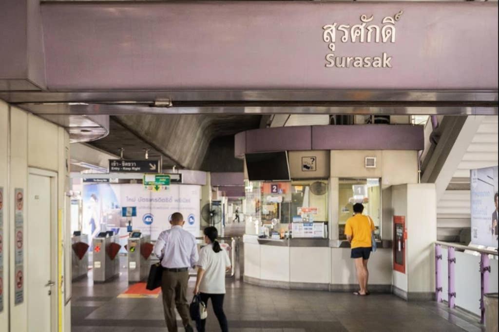 P1 Silom Pan Large Room Full Kitchen Wifi 4-6Pax Bangkok Zewnętrze zdjęcie